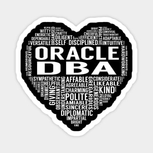 Oracle Dba Heart Magnet