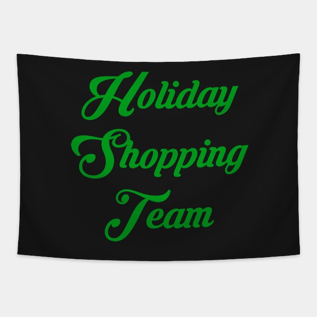 Holiday shopping team Tapestry by BlackCatArtBB