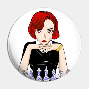 the queen's gambit beth harmon the chess master Pin