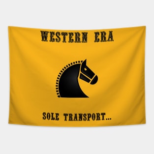 Western Slogan - Sole Transport Tapestry