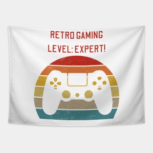 Retro Gaming Level: Expert! Retro Games Lover Tapestry