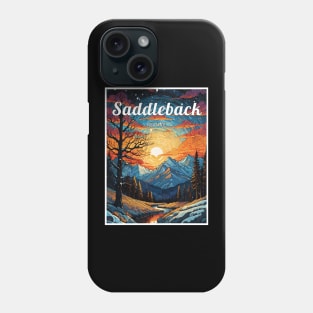 Saddleback maine usa ski Phone Case