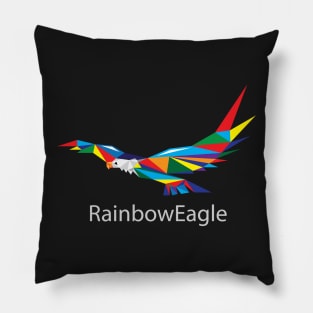 Rainbow Eagle Pillow