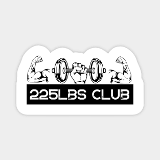 225lbs Club Magnet