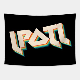 LPOTL - Metal Typographic Design Tapestry