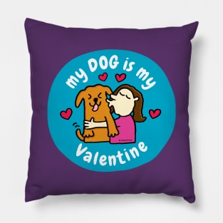 Dog Valentine Pillow