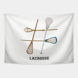 Hashtag Lacrosse Tapestry