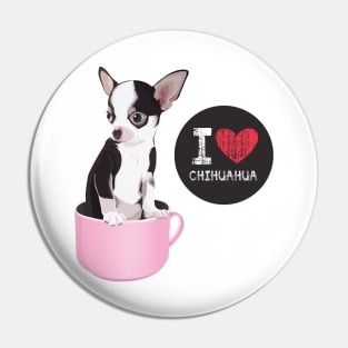 Love Chihuahua Pin