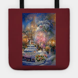 Merry Christmas and Happy New Year Tote