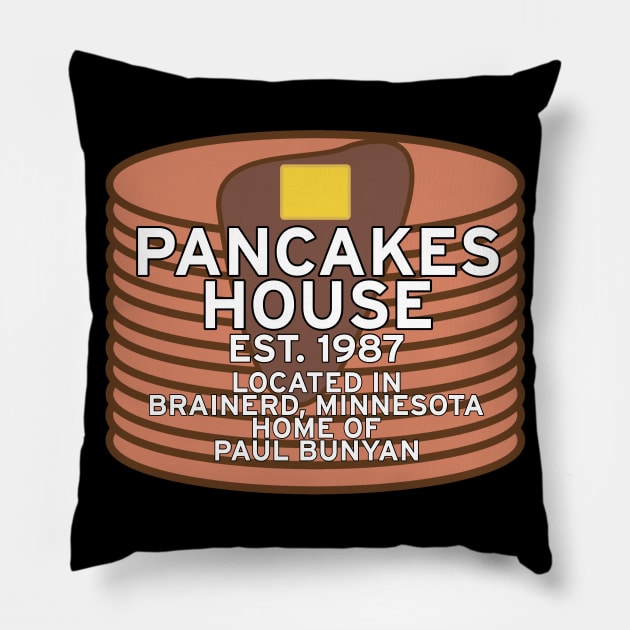 Pancakes House Pillow by thatgeekwiththeclipons@outlook.com