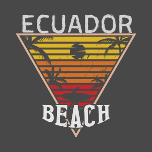 Beach happiness in Ecuador T-Shirt