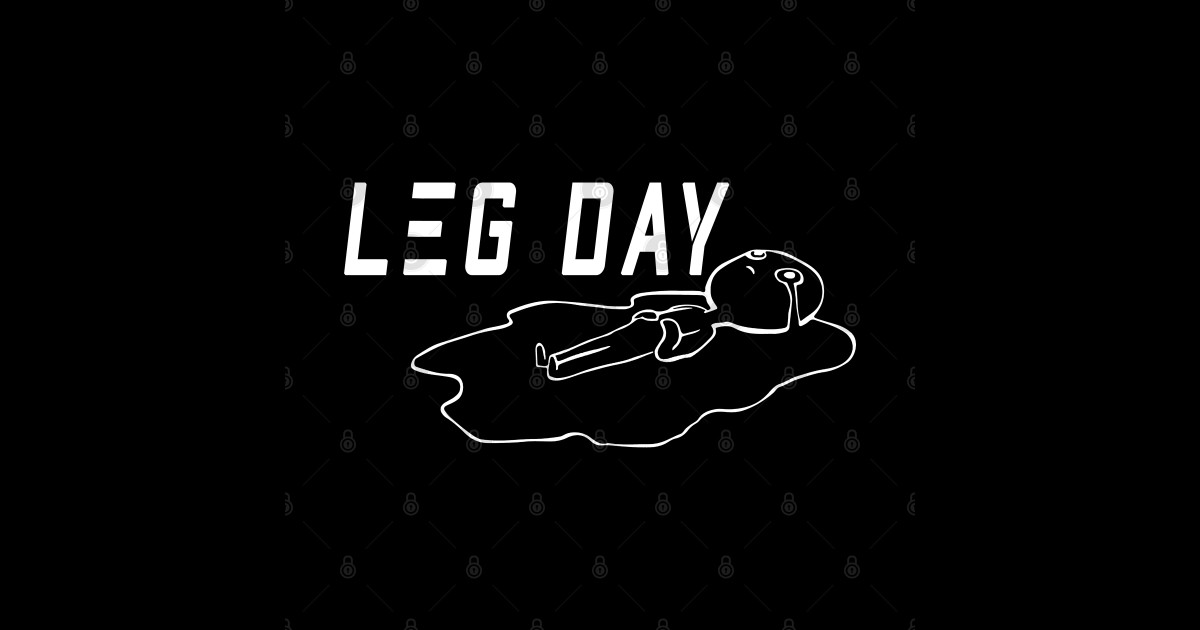 Leg Day Gym Workout Exercise Gym Sticker Teepublic