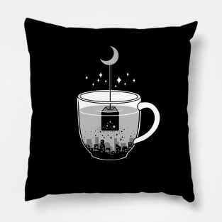 Please Brew Me a Goodnight 2 (Black) Pillow