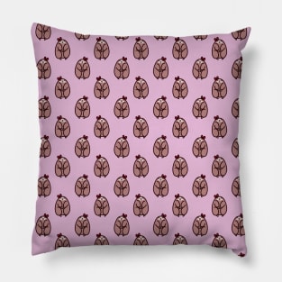 Bow Sloth Pattern Pillow