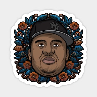 Patrice O'Neal (Flowered) Magnet