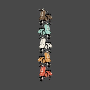 Piaggio Vespa scooter colors T-Shirt