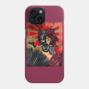 Geisha With Mask Phone Case