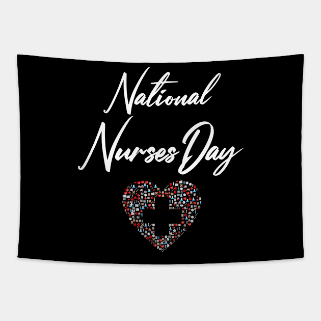 Happy National Nurses Day - 12 May 2021 Tapestry by topsnthings