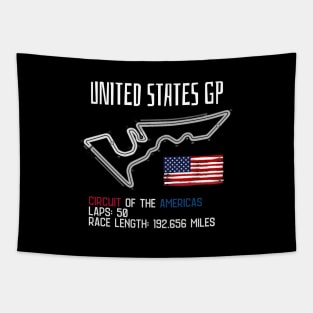 Circuit of the Americas, Austin GP, Texas, formula 1, usa grand prix Tapestry