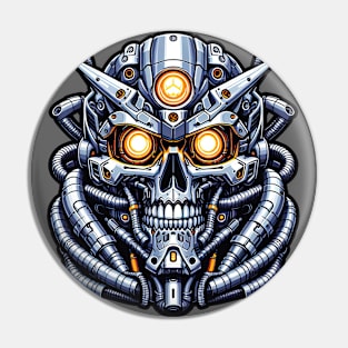 Biomech Skull S01 D02 Pin