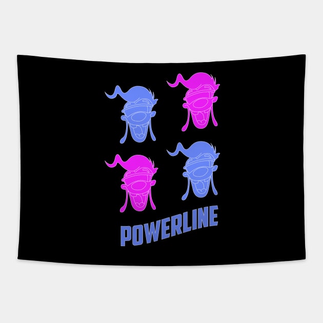 Powerline Concert T-Shirt Tapestry by Batg1rl