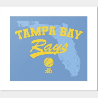 MulletHappens Neon Tampa Bay Baseball T-Shirt