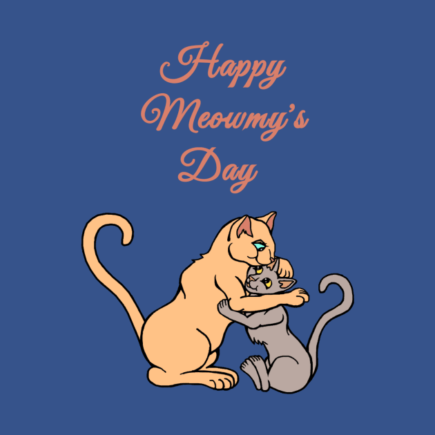 Happy Meowmy's Day Cats by Art by Deborah Camp