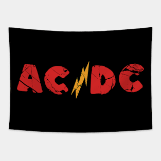 Red lightning dc Tapestry