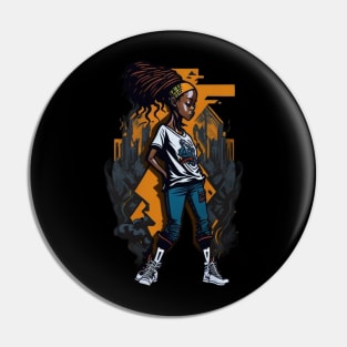 Girl hip-hop Pin