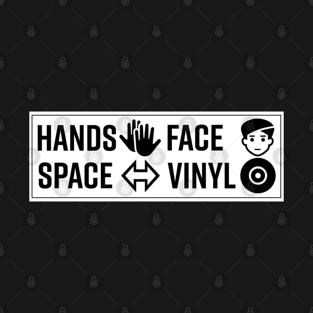 Hands Face Space Vinyl by Jokertoons