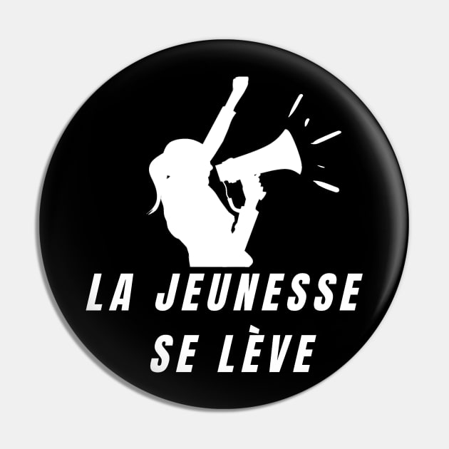 La Jeunesse se leve femme avec mégaphone Pin by JulieVie Design