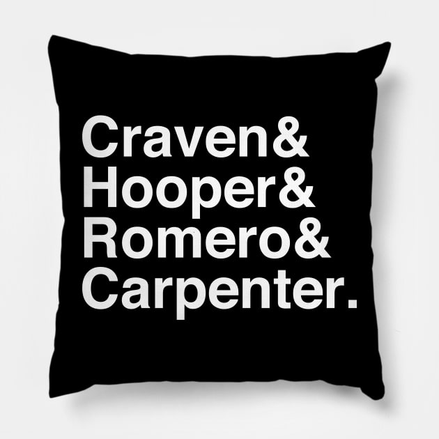 Horror Masters Pillow by saqman