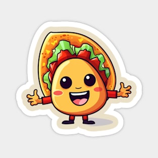 kawaii Taco cehees T-Shirt cute potatofood funny Magnet