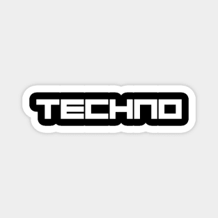 Techno logo Magnet