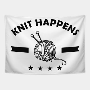 Knitter -Knit happens Tapestry