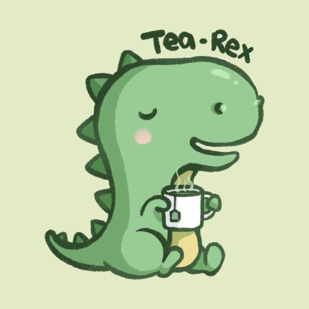 Tea Rex by mschibious