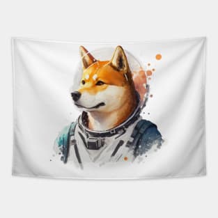 Shiba Inu Space Mission Tapestry