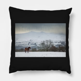 Pen y Fan and Corn Du from Mynydd Illtyd, Brecon Beacons National Park Pillow