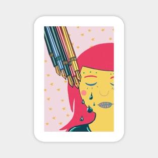 Five of Swords Magnet