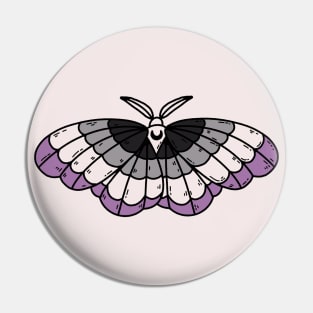 asexual moth Pin