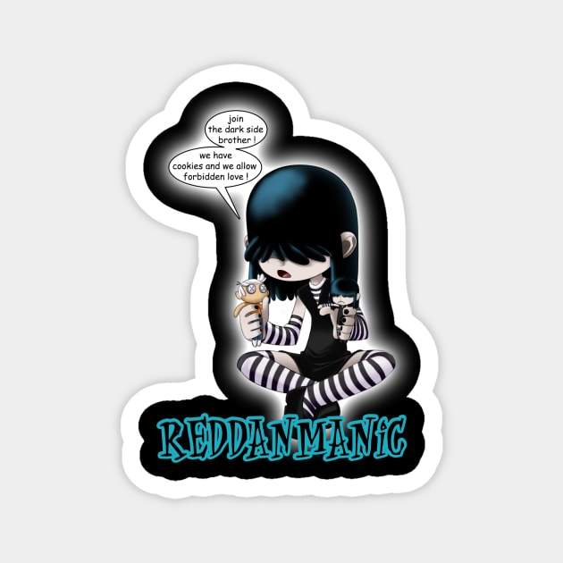 the Loud House - Lucy Loud Magnet by Reddanmanic