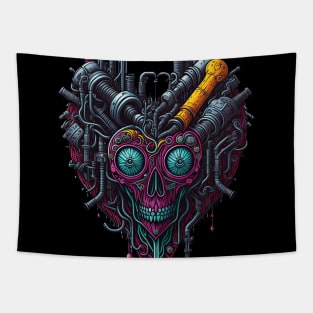 Cyborg Hearts Tapestry