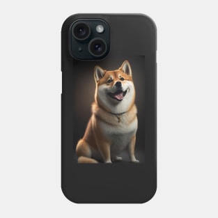 Happy Shiba Inu Dog Phone Case