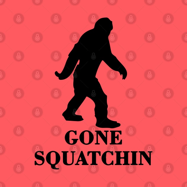 Bigfoot Sasquatch Cryptid Gone Squatchin by Tatted_and_Tired