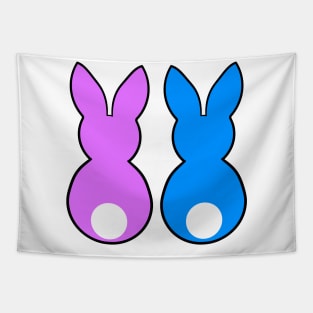 Easter bunny couple Tapestry