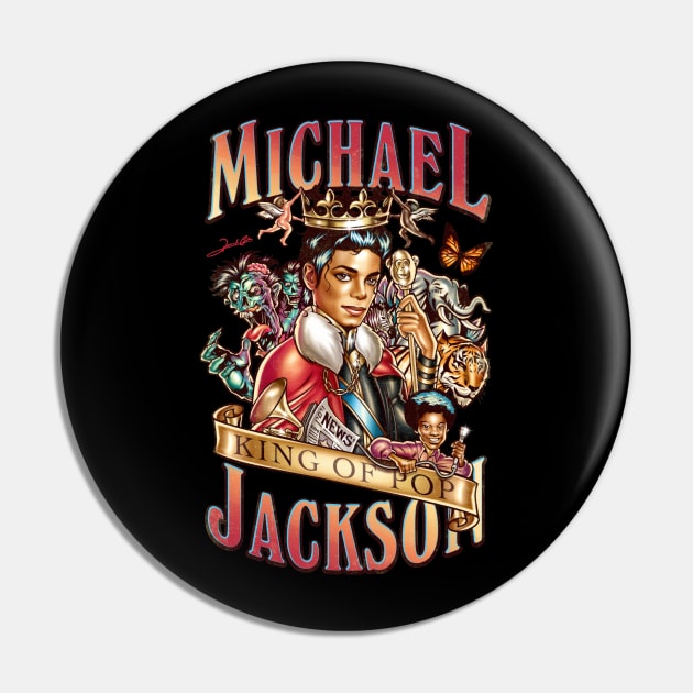 King Of Pop Pin by renatodsc