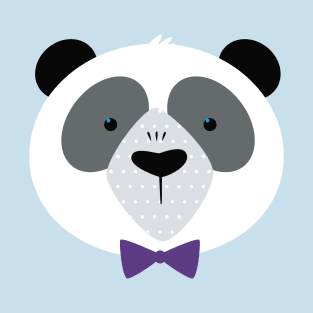 Panda with a bow tie T-Shirt