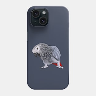 African Grey Parrot Phone Case