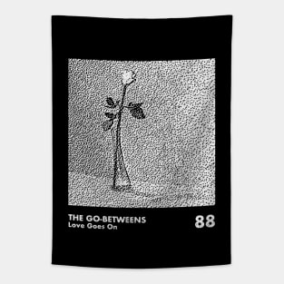 The Go Betweens / Minimalist Artwork Design Tapestry