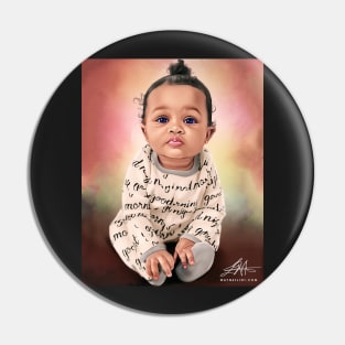 Beautiful Black Baby #3 Pin